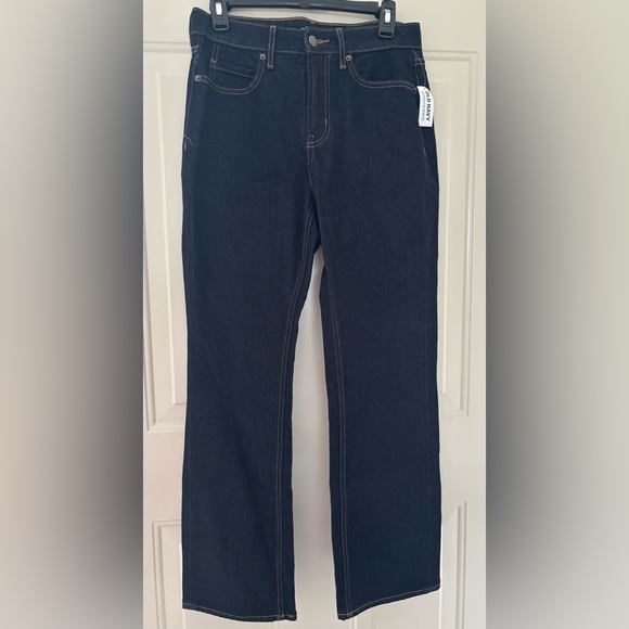 Old Navy Denim - NWT Old Navy Dark wash extra high-rise baby bootcut 4 petite